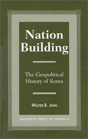 Cover of: Nation building by Water Jung