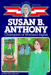 Cover of: Susan B. Anthony: champion of women's rights