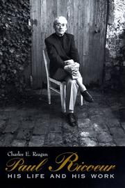 Paul Ricoeur by Charles E. Reagan