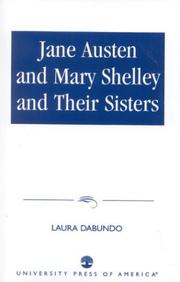 Cover of: Jane Austen and Mary Shelley, and their sisters