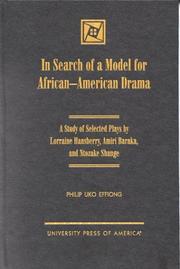 In search of a model for African-American drama by Philip U. Effiong