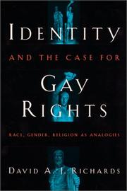 Identity and the case for gay rights : race, gender, religion as analogies