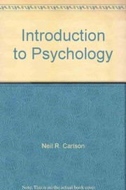 Cover of: Introduction to Psychology