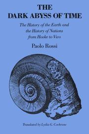 Cover of: The Dark Abyss of Time: The History of the Earth and the History of Nations from Hooke to Vico
