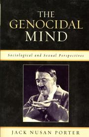 The genocidal mind : sociological and sexual perspectives