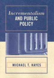 Cover of: Incrementalism and public policy