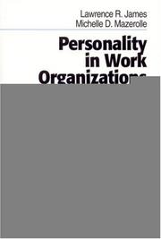 Personality in work organizations