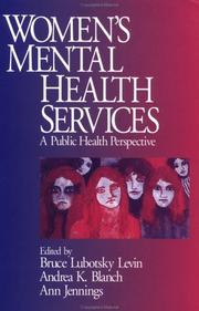 Cover of: Women's mental health services: a public health perspective