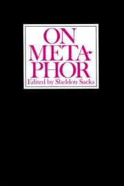 Cover of: On metaphor by Sheldon Sacks