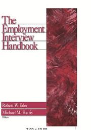 The employment interview handbook