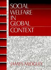 Social welfare in global context by James Midgley