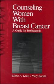 Counseling women with breast cancer : a guide for professionals