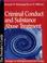 Cover of: Criminal conduct and substance abuse treatment