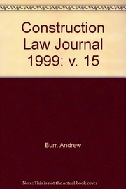 Cover of: Construction Law Journal
