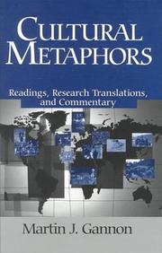 Cultural metaphors : readings, research translations, and commentary