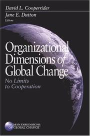 Organizational dimensions of global change : no limits to cooperation