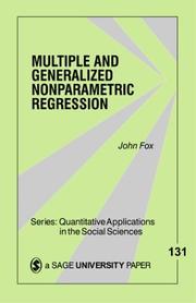 Nonparametric simple regression : smoothing scatterplots