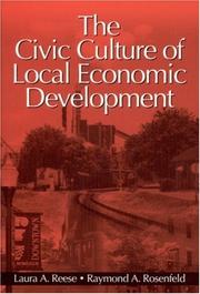 Cover of: The Civic Culture of Local Economic Development