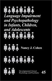 Cover of: Language Impairment and Psychopathology in Infants, Children, and Adolescents (Developmental Clinical Psychology and Psychiatry)