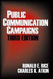 Cover of: Public communication campaigns