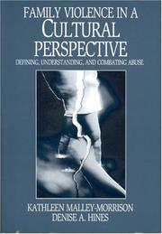 Cover of: Family violence in a cultural perspective by Kathleen Malley-Morrison
