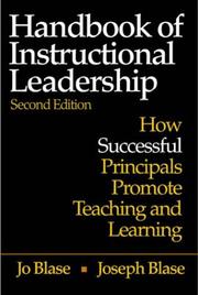 Handbook of instructional leadership : how successful principals promote teaching and learning