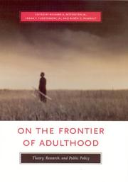 On the frontier of adulthood : theory, research, and public policy