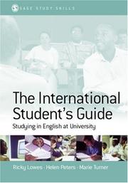 Cover of: The International Student's Guide by Ricki Lowes, Helen Peters, Marie Stephenson