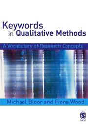 Keywords in qualitative methods : a vocabulary of research concepts