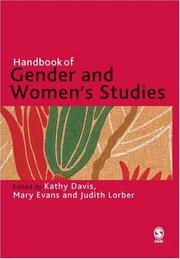 Cover of: Handbook of Gender and Women's Studies