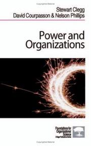 Cover of: Power and Organizations (Foundations for Organizational Science)
