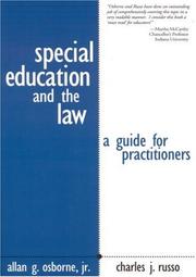 Special education and the law : a guide for practitioners