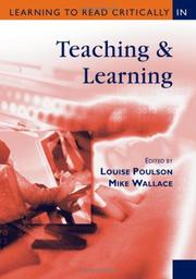 Cover of: Learning to Read Critically in Teaching and Learning (Learning to Read Critically Series) by 