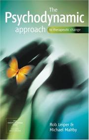 The psychodynamic approach to therapeutic change