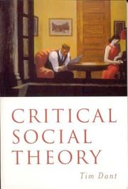 Critical social theory: culture, society and critique