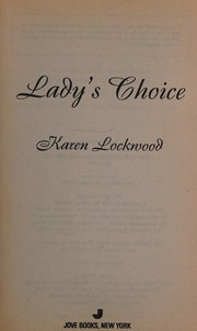 Cover of: Lady's choice