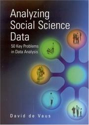 Analyzing social science data