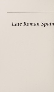 Cover of: Late Roman Spain and Its Cities