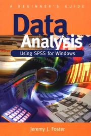 Data analysis using SPSS for Windows : a beginner's guide