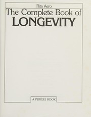 Cover of: The complete book of longevity