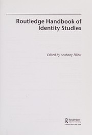 Cover of: Routledge Handbook of Identity Studies