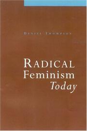 Cover of: Radical feminism today
