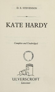 Cover of: Kate Hardy