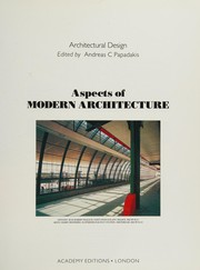 Cover of: Aspects of Modern Architecture (Architectural Design Profile)