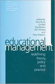 Cover of: Educational Management: Redefining Theory, Policy and Practice
