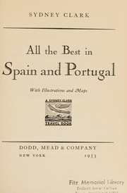 Cover of: All the best in Spain and Portugal.