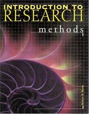 Cover of: Introduction to research methods