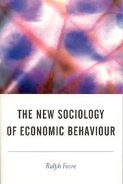 The new sociology of economic behaviour