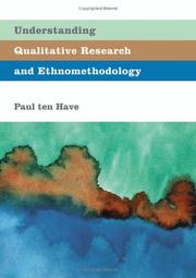 Understanding qualitative research and ethnomethodology