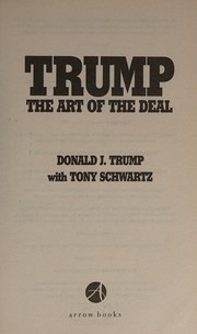 Trump by Donald Trump, Tony Schwartz